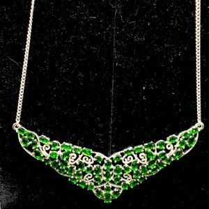Elegance at it’s finest, Peridot and silver 925.  This piece demands attention.